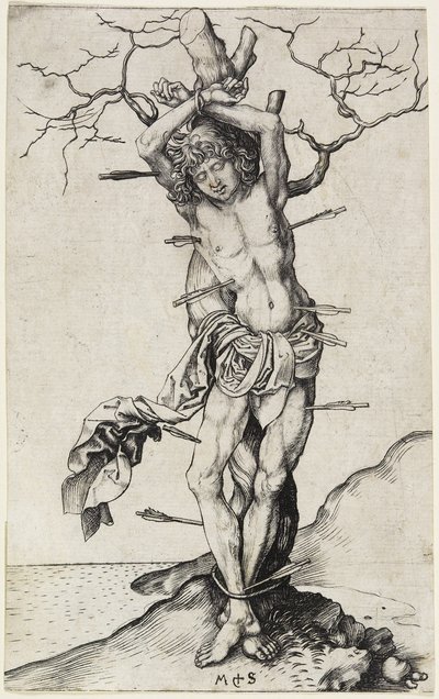 Saint Sebastian by Martin Schongauer